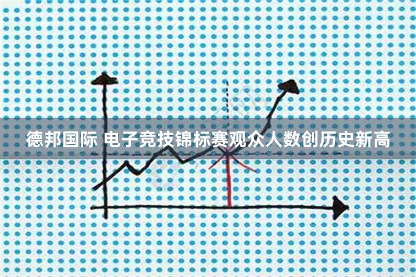 德邦国际 电子竞技锦标赛观众人数创历史新高