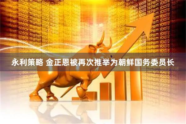 永利策略 金正恩被再次推举为朝鲜国务委员长