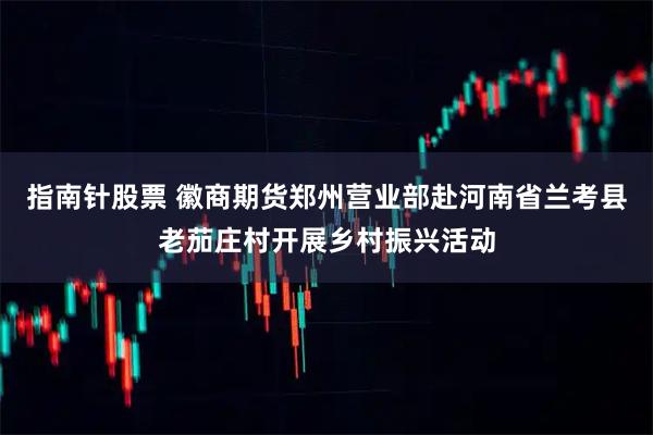 指南针股票 徽商期货郑州营业部赴河南省兰考县老茄庄村开展乡村振兴活动