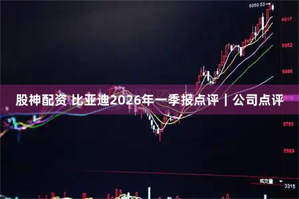 股神配资 比亚迪2026年一季报点评｜公司点评